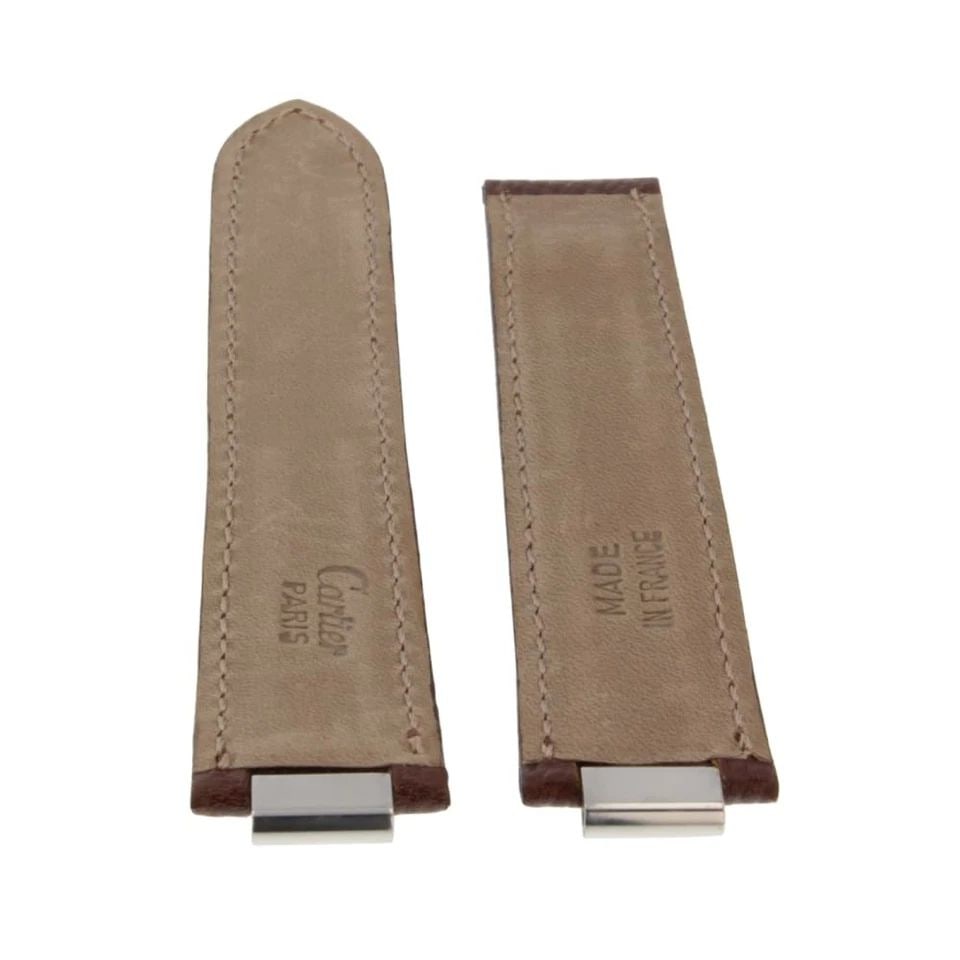 CARTIER STRAP MUST DE CARTIER GENUINE BROWN LEATHER 16X14MM FACTORY NEVER WORN: CARTIER STRAP MUST DE CARTIER GENUINE BROWN LEATHER 16X14MM FACTORY NEVER WORN Manufacturer Rolex Reference Number 18x16mm Additional Keywords Must De Cartier Band Color Black Band Type Leather Featur