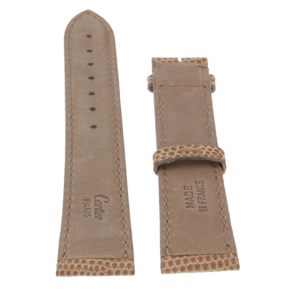 CARTIER STRAP GENUINE LIZARD MENS BAND 17.7X15.8MM FACTORY NEVER WORN (1 of 2)