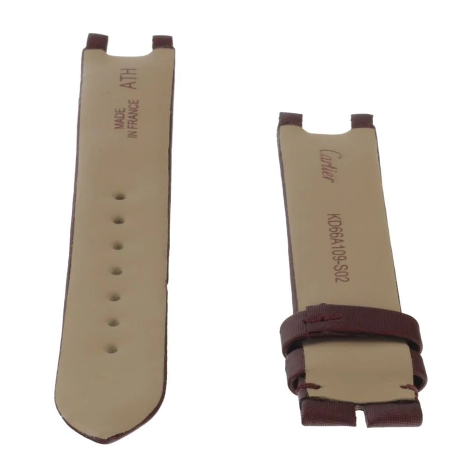 CARTIER STRAPS: CARTIER STRAPS Manufacturer Rolex Band Color Matte Brown Band Type Alligator Gender Mens Gral Condition Never Worn Size 22.15 x 18.1mm Type Luxury "