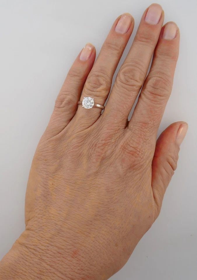 CARTIER 1.50-CT D VS1 GIA DIAMOND PLATINUM RING ENGAGEMENT SOLITAIRE (1 of 2)