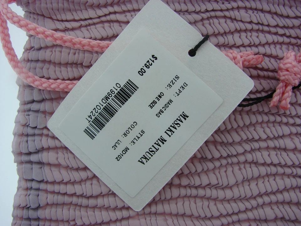 BRAND NEW WITH TAG MASAKI MATSUKA ONE SIZE MAGIC BAG LILAC COLOR $129 (1 of 2)