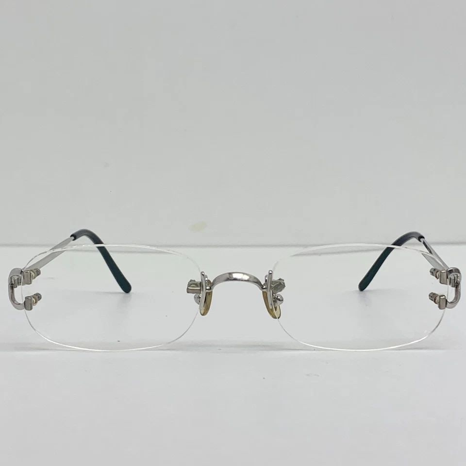 AUTHENTIC CARTIER RIMLESS EYEGLASSES 20 135 SUNGLASSES SP OVAL CLEAR FRAMES (1 of 2)