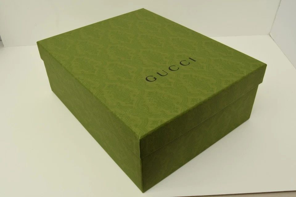 AUTHENTIC GUCCI WEB STRIPE SNEAKERS MEN WHITE GREEN RED HEEL SHOES CLASSIC LOGO (1 of 2)