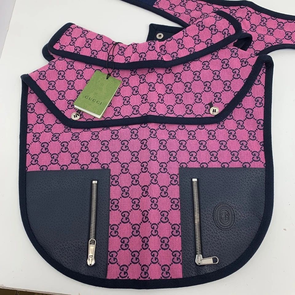 AUTHENTIC GUCCI DOG WEAR PET WALKING OUTFIT PINK GUCCISSIMA ANIMAL COLLECTIBLE (1 of 2)
