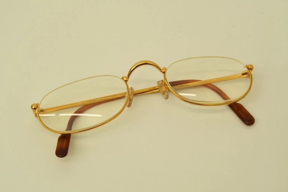 AUTHENTIC CARTIER TRINITY ORFY BRIDGE 51 23 140 GP TOP RIMLESS SUNGLASSES FRAMES (1 of 2)