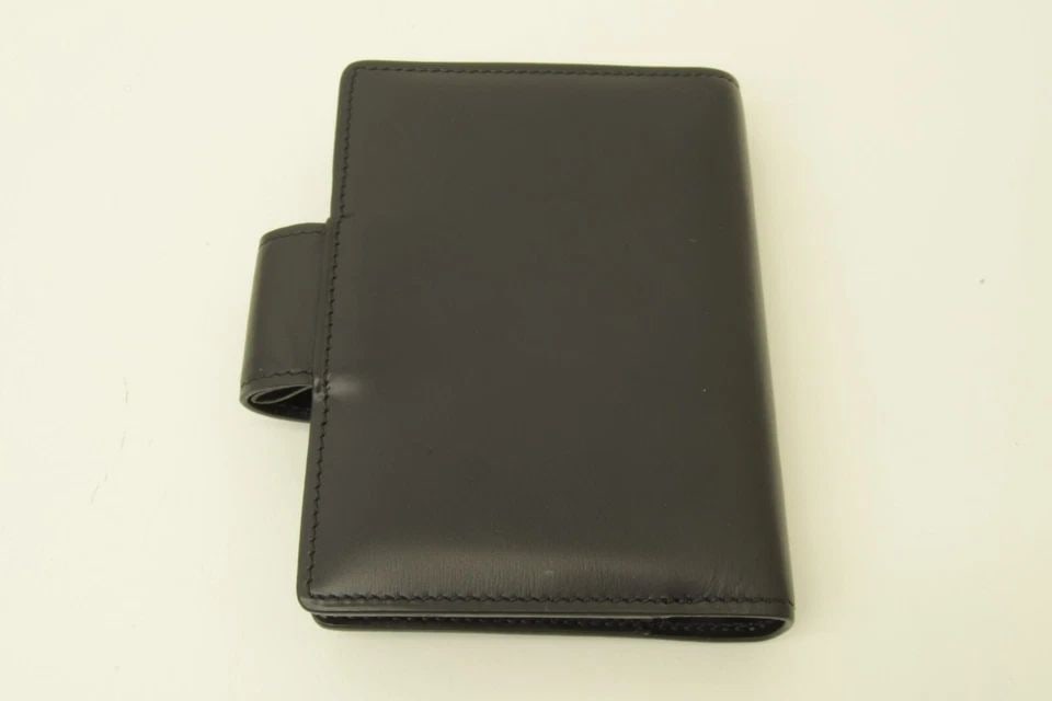 AUTHENTIC CARTIER PANTAIL LEATHER RING BINDER BOOK BLACK HOME OFFICE ACCESSORY (1 of 2)