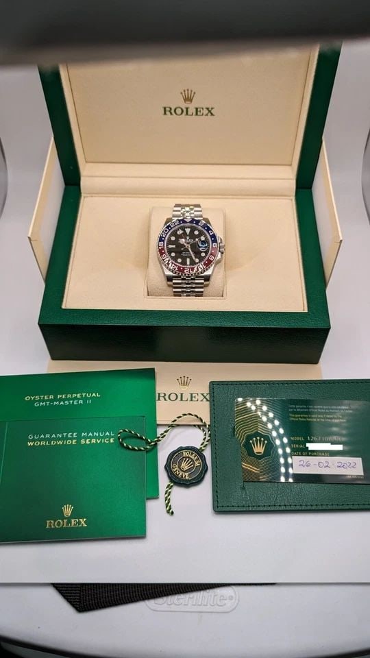 2022 ROLEX GMT-MASTER II 126710BLRO PEPSI STAINLESS JUBILEE WATCH - BRAND NEW (1 of 1)