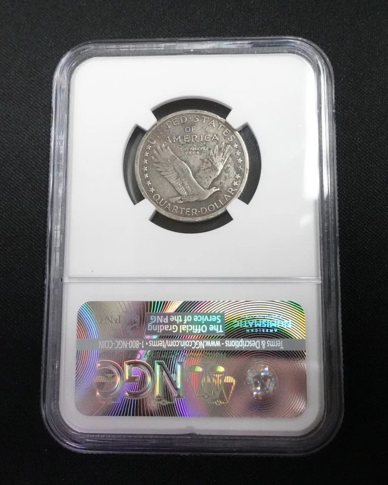 1916 STANDING LIBERTY 25C SILVER QUARTER TYPE 1 - NGC VF DETAILS (1 of 1)