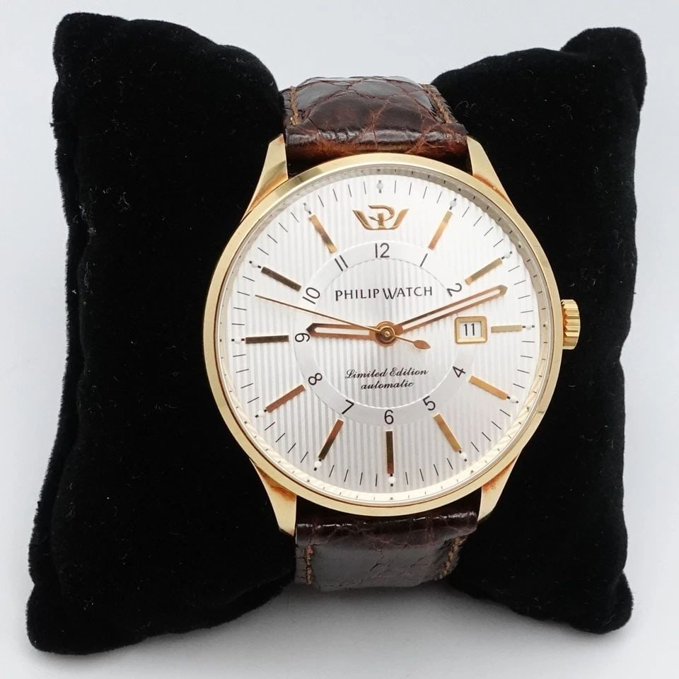 PHILIP WATCH 18K YELLOW GOLD LIMITED EDITION #145 OF 200 AUTOMATIC WATCH - 43MM (1 of 1)