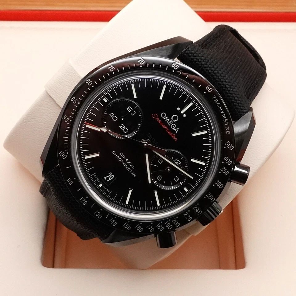 OMEGA SPEEDMASTER DARK SIDE OF THE MOON AUTOMATIC WATCH - 44.25MM BOX & PAPER (1 of 1)
