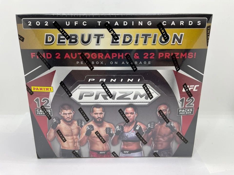 2021 UFC PANINI PRIZM DEBUT EDITION HOBBY BOX - BRAND NEW FACTORY SEALED (1 of 2)