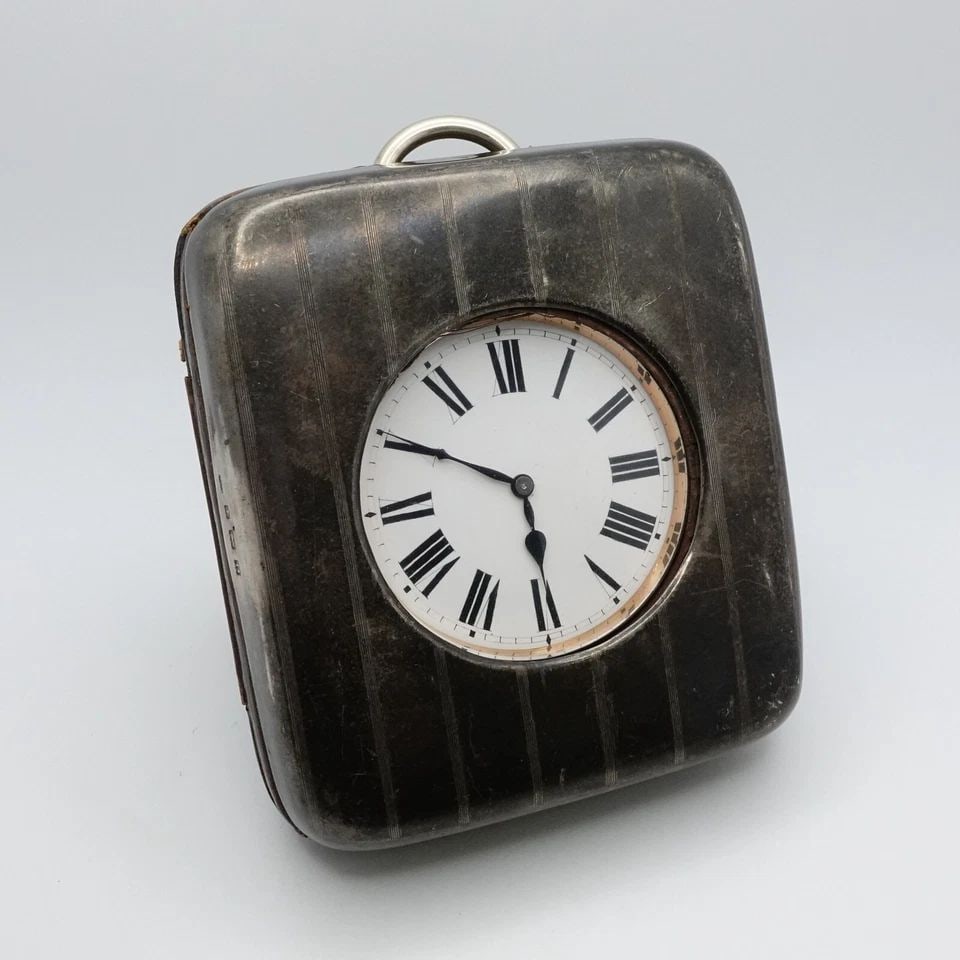 GOLIATH MANUAL POCKET WATCH BIRMINGHAM STERLING SILVER CASE STAND HOLDER - 67MM (1 of 1)