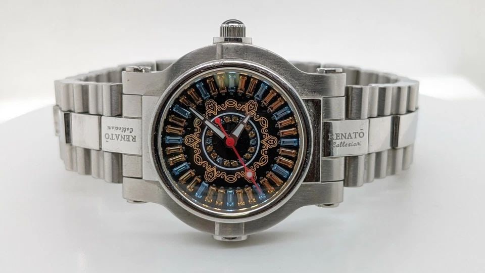 RENATO COLLEZIONI BEAUTY COLLECTION G15.211 STAINLESS STEEL QUARTZ WATCH - 36MM (1 of 2)