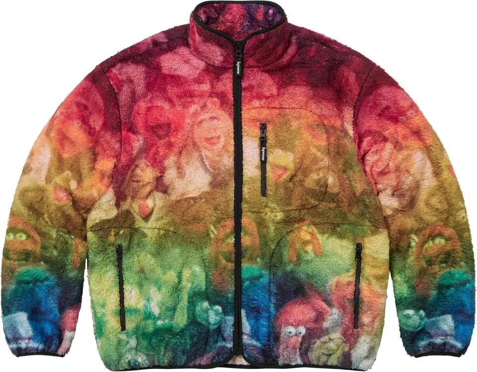 SUPREME MUPPET FLEECE JACKET - SIZE LARGE - ON HAND (1 of 1)