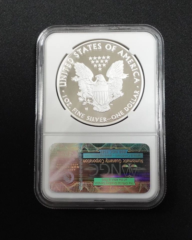2011 W EAGLE SILVER $1 EARLY RELEASES BY 25TH ANNIVERSARY - NGC PF69 ULTRA CAMEO (1 of 2)