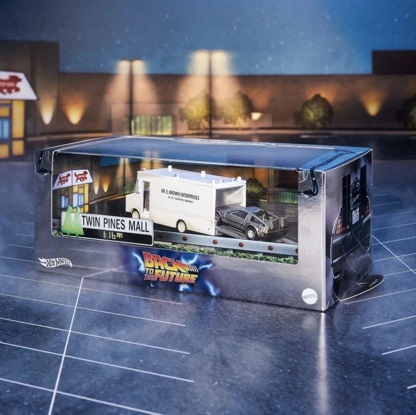 HOT WHEELS COLLECTORS BACK TO THE FUTURE 40TH ANNIVERSARY SET SDCC 2025 - SEALED (1 of 2)