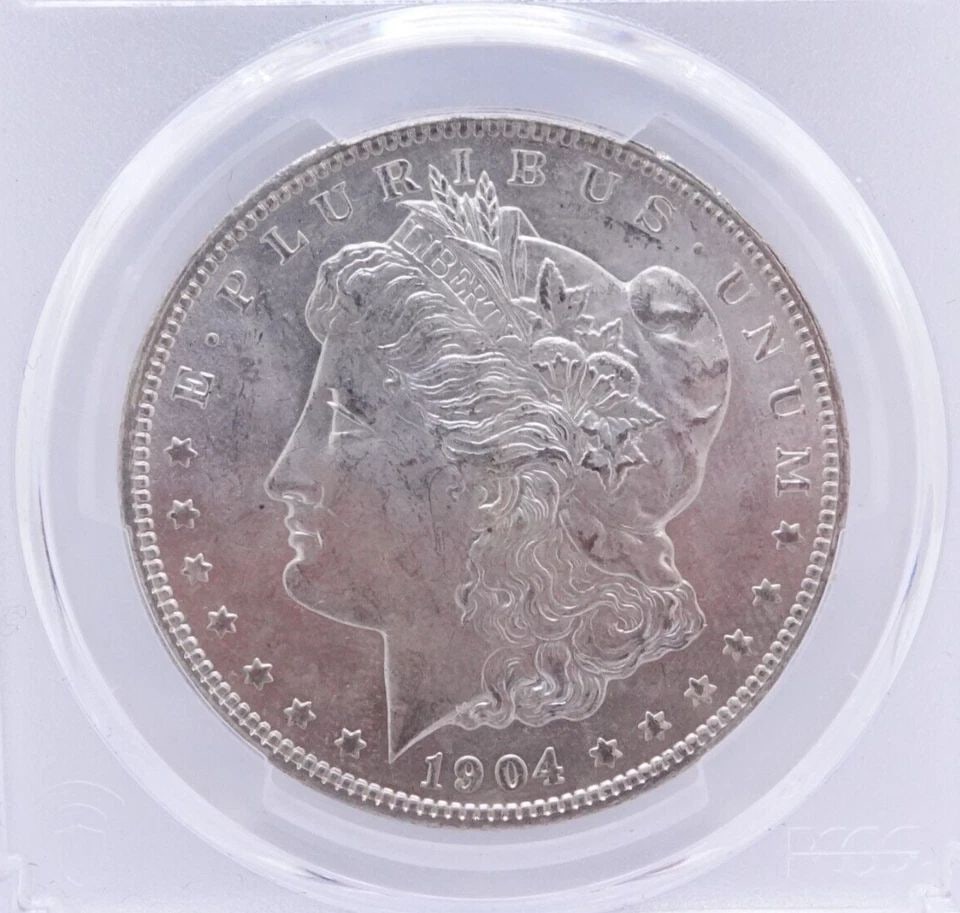 1904-O MORGAN SILVER DOLLAR $1 COIN - PCGS MS 63 (1 of 1)