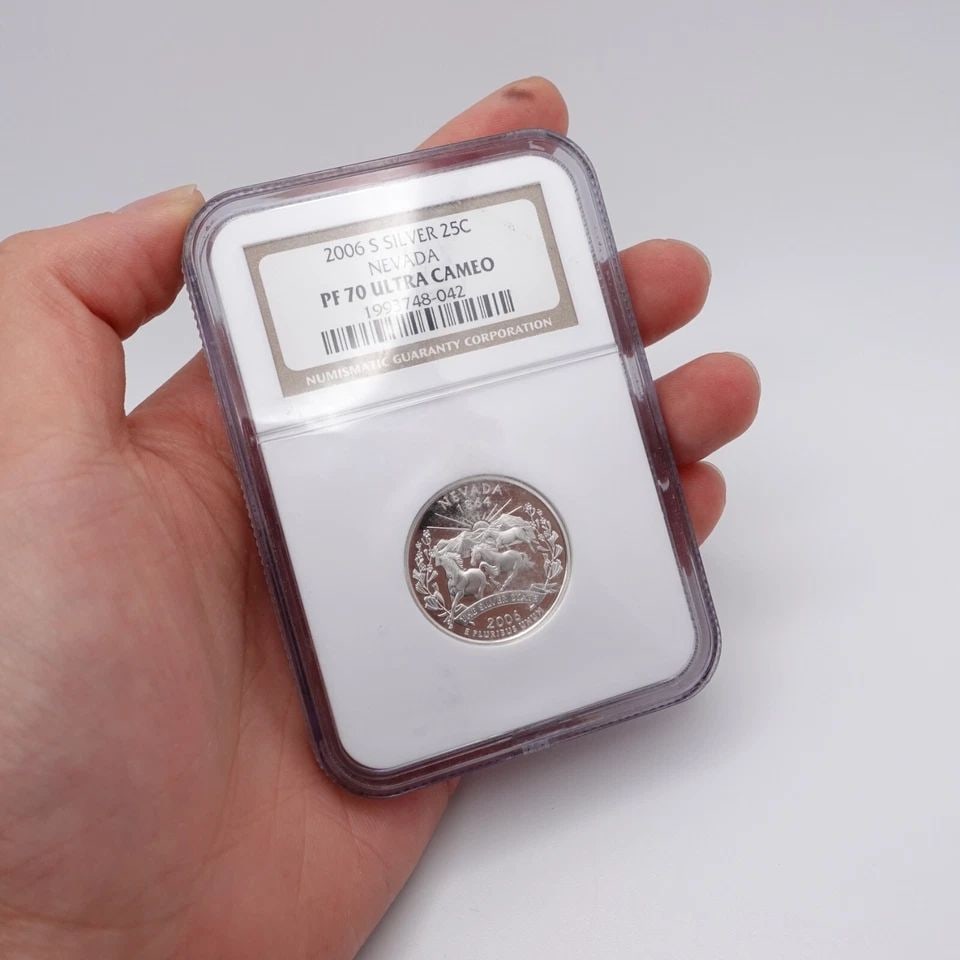 2006 S NEVADA SILVER 25C QUARTER COIN NGC PF 70 ULTRA CAMEO (1 of 1)