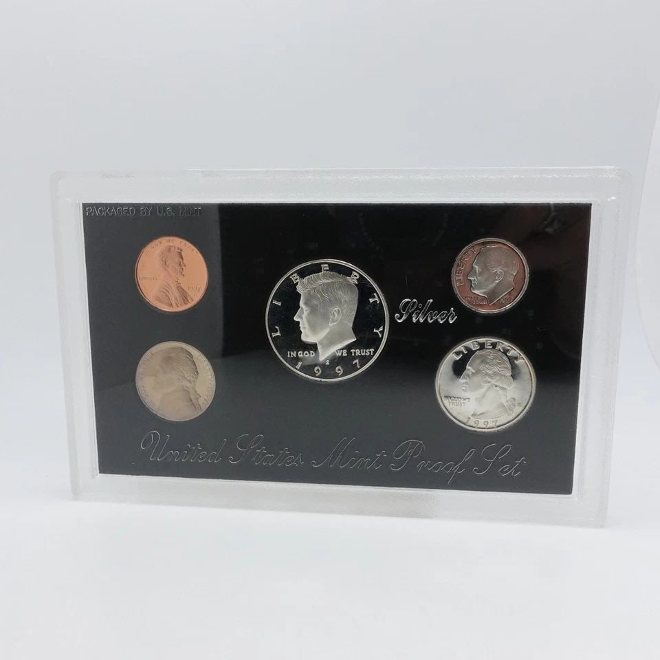 1997 S U.S MINT SILVER PROOF SET OGP COA (1 of 2)