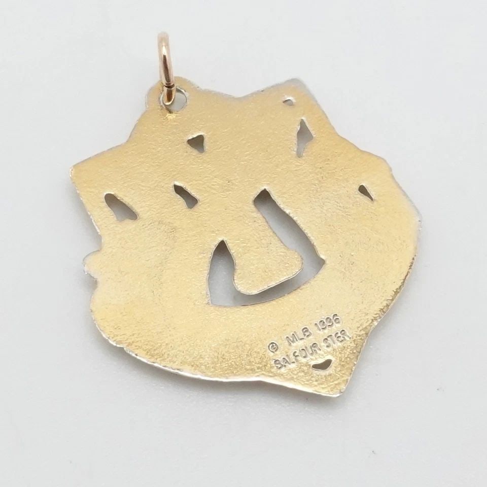 BALFOUR 1996 NEW YORK YANKEES WORLD CHAMPIONS BLUE ENAMEL MLB PENDANT (1 of 1)