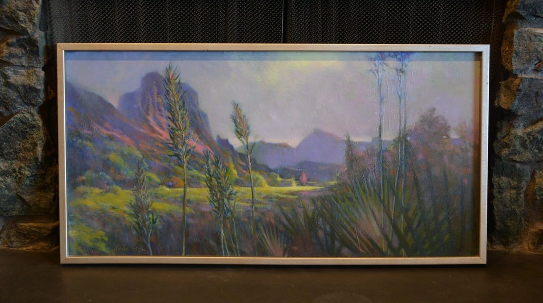JAMES MENZEL JOSEPH - ORIGINAL OIL PAINTING LANDSCAPE - "SEDONA MOMENT" ARIZONA (1 of 2)