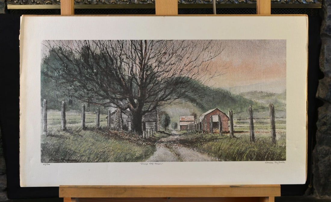 CHARLES ROY SMITH - HISTORIC DEEP GAP FARM N. CAROLINA - SIGNED LMTD ED PRINT (1 of 2)