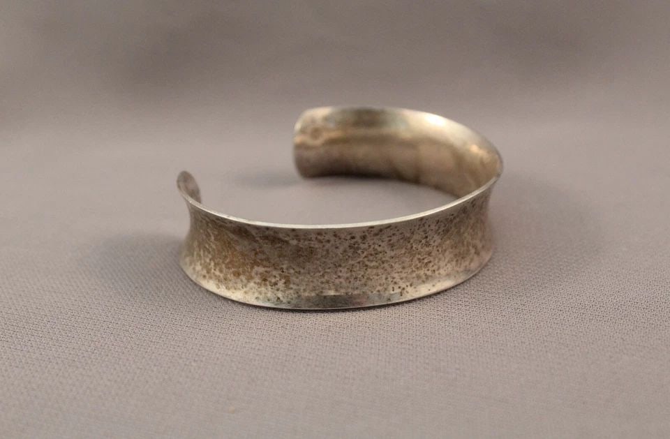 VINTAGE STERLING SILVER BRACELET MID CENTURY STYLE (1 of 2)