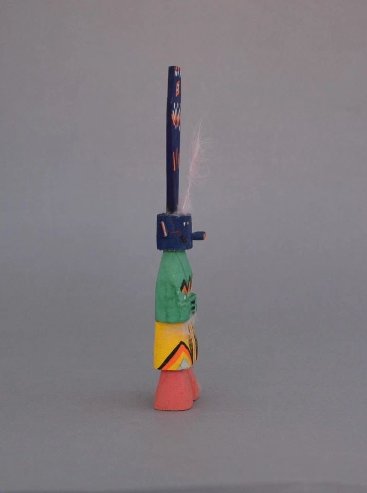 VINTAGE ROUTE 66 PUEBLO KACHINA WITH TABLETA - 7" TALL - GREAT CONDITION (1 of 2)