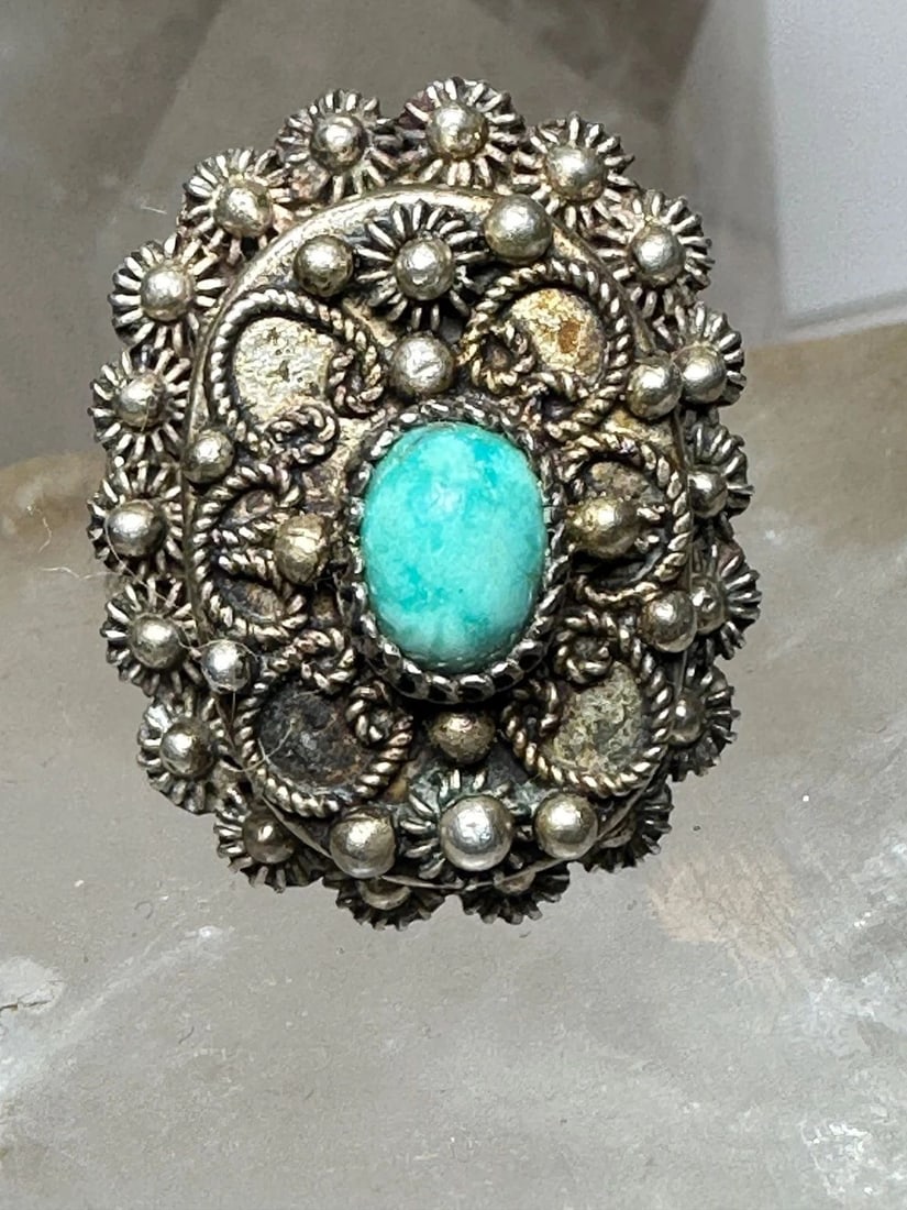 BOHO POISON RING SIZE 8.50 FLORAL BAND STERLING SILVER WOMEN: BOHO POISON RING SIZE 8.50 FLORAL BAND STERLING SILVER WOMEN Boho poison ring size 8.50 floral band sterling silver women Size 8.50 adjustable Weight 13.5g Length 1. 1/4" Width. 5/8" Thinnest part of 