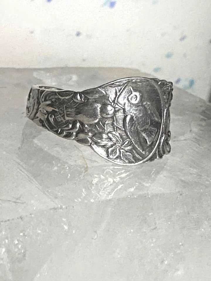 BIRD DOVE RING SIZE 7 PEACE BAND SIZE STERLING SILVER WOMEN (1 of 1)