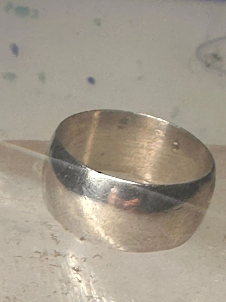 WEDDING RING BELL CO BAND WEDDING BAND SIZE 9.75 STERLING SILVER WOMEN MEN (1 of 2)