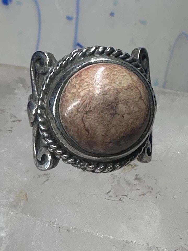 JASPER RING BOHO SIZE 9.25 STERLING SILVER WOMEN (1 of 2)