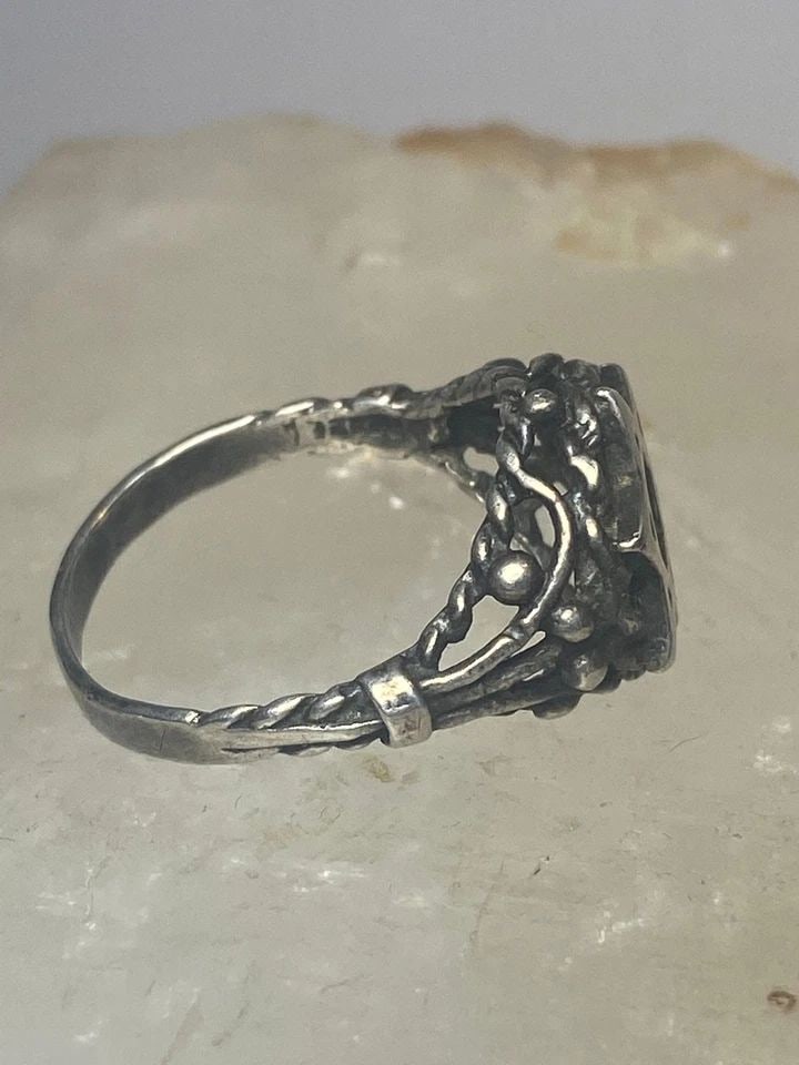 STAR OF DAVID RING RELIGIOUS JUDAICA BAND STERLING SILVER WOMEN GIRLS (1 of 2)