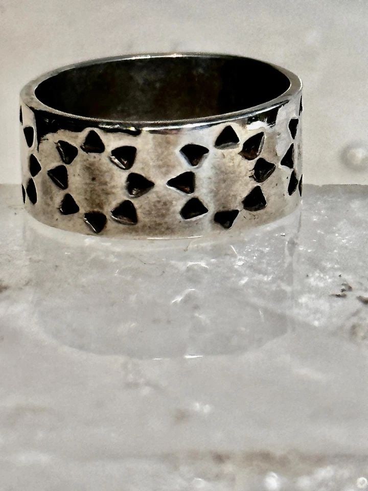 SUN RING CELESTIAL BAND SIZE 6.50 STERLING SILVER WOMEN GIRLS BOYS (1 of 2)