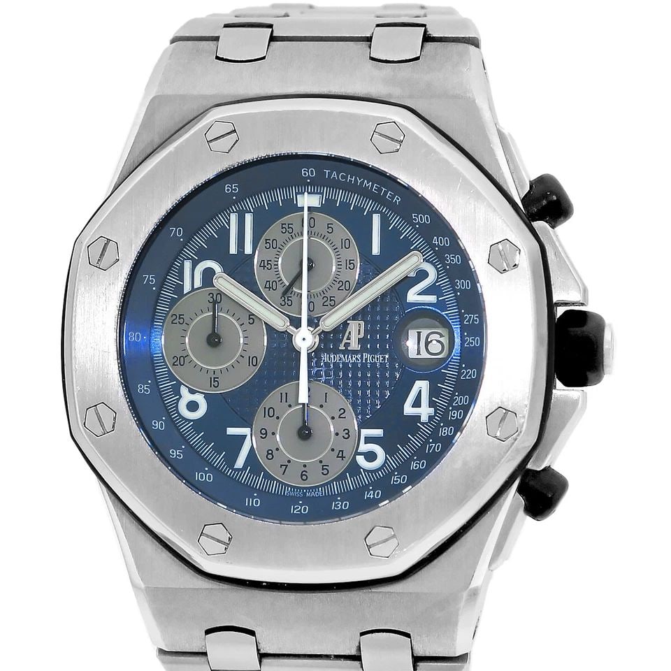 AUDEMARS PIGUET 42MM AUDEMARS PIGUET ROYAL OAK OFFSHORE CHRONOGRAPH BLUE BOX (1 of 2)
