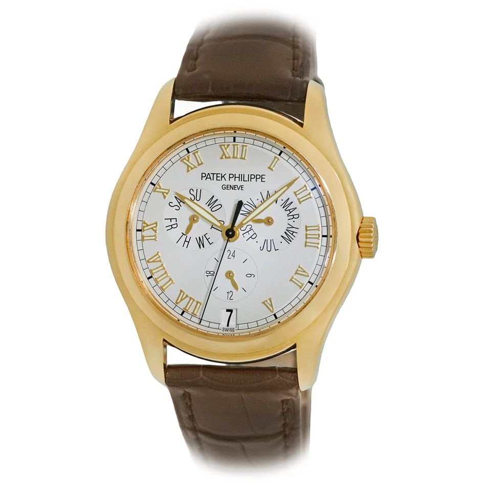 PATEK PHILIPPE 18K YELLOW GOLD 37MM ANNUAL CALENDAR 5035 BOX WARRANTY: PATEK PHILIPPE 18K YELLOW GOLD 37MM ANNUAL CALENDAR 5035 BOX WARRANTY PATEK PHILIPPE 18K Yellow Gold 37mm Annual Calendar 5035 J Box Warranty Gent's 18K Yellow Gold 37mm Patek Philippe Ref.# 5035 "Ann