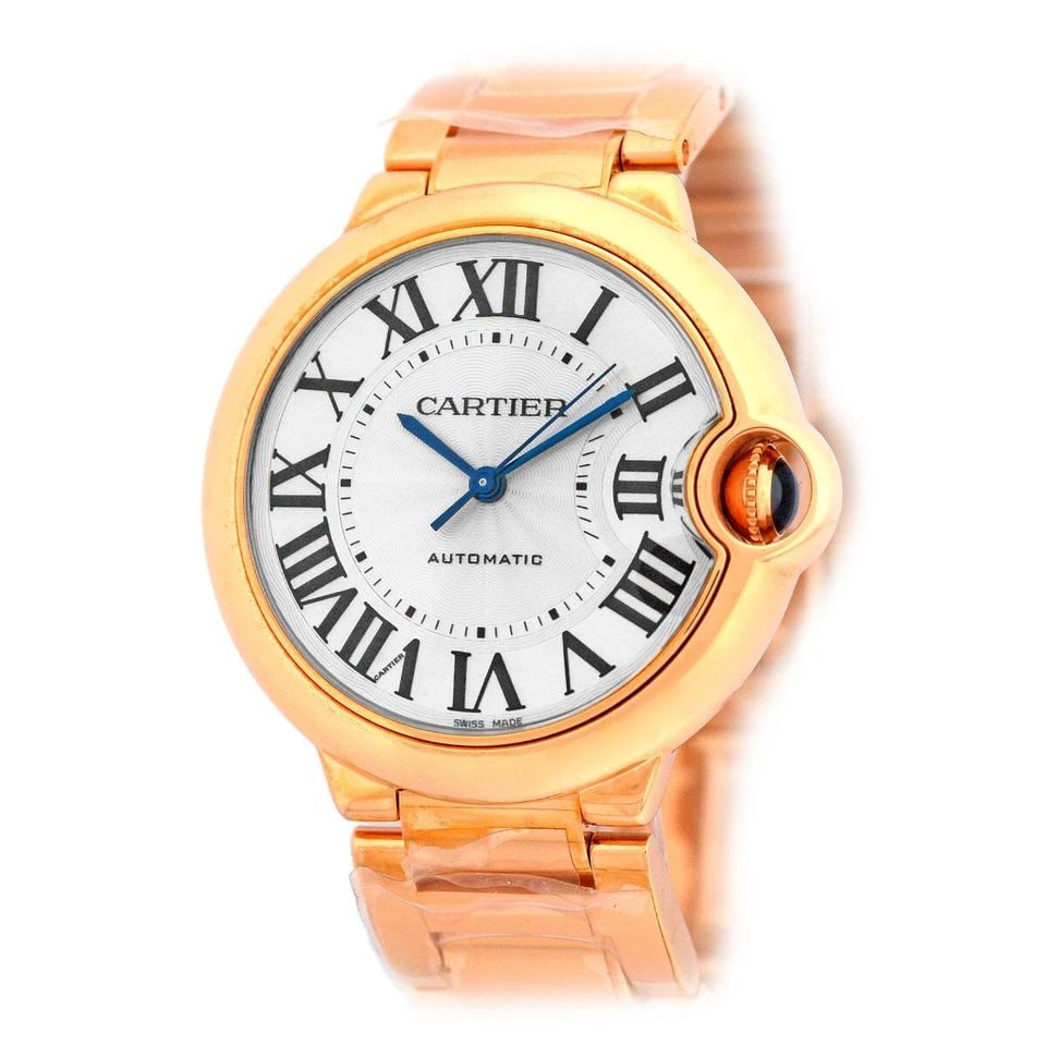 CARTIER MEDIUM 36MM 18K ROSE PINK GOLD BALLON BLEU W69004Z2 WARRANTY BRAND NEW: CARTIER MEDIUM 36MM 18K ROSE PINK GOLD BALLON BLEU W69004Z2 WARRANTY BRAND NEW CARTIER Medium 36mm 18K Rose Gold Ballon Bleu W69004Z2 Warranty UNWORN NEW Midsize 18K Rose Gold 36mm Cartier "Ballon Ble
