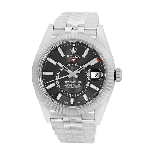ROLEX STEEL & 18K WHITE GOLD 42MM SKY-DWELLER 326934 WARRANTY 2023 BOX NEW (1 of 1)