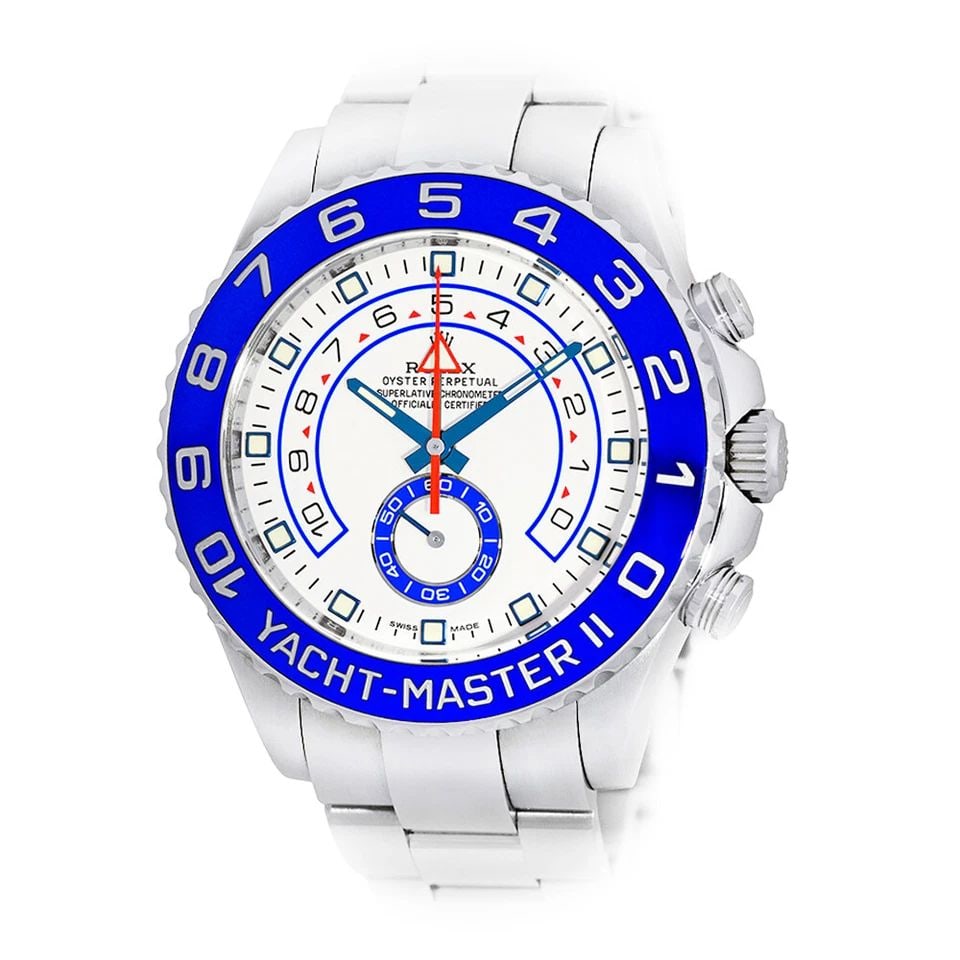 ROLEX STAINLESS STEEL 44MM YACHT-MASTER II 116680 WARRANTY BOX MINTY 2015 (1 of 2)