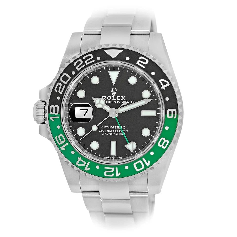 ROLEX STEEL 40MM LEFT HANDED GMT MASTER II SPRITE 126720VTNR BOX WARRANTY 2024 (1 of 1)