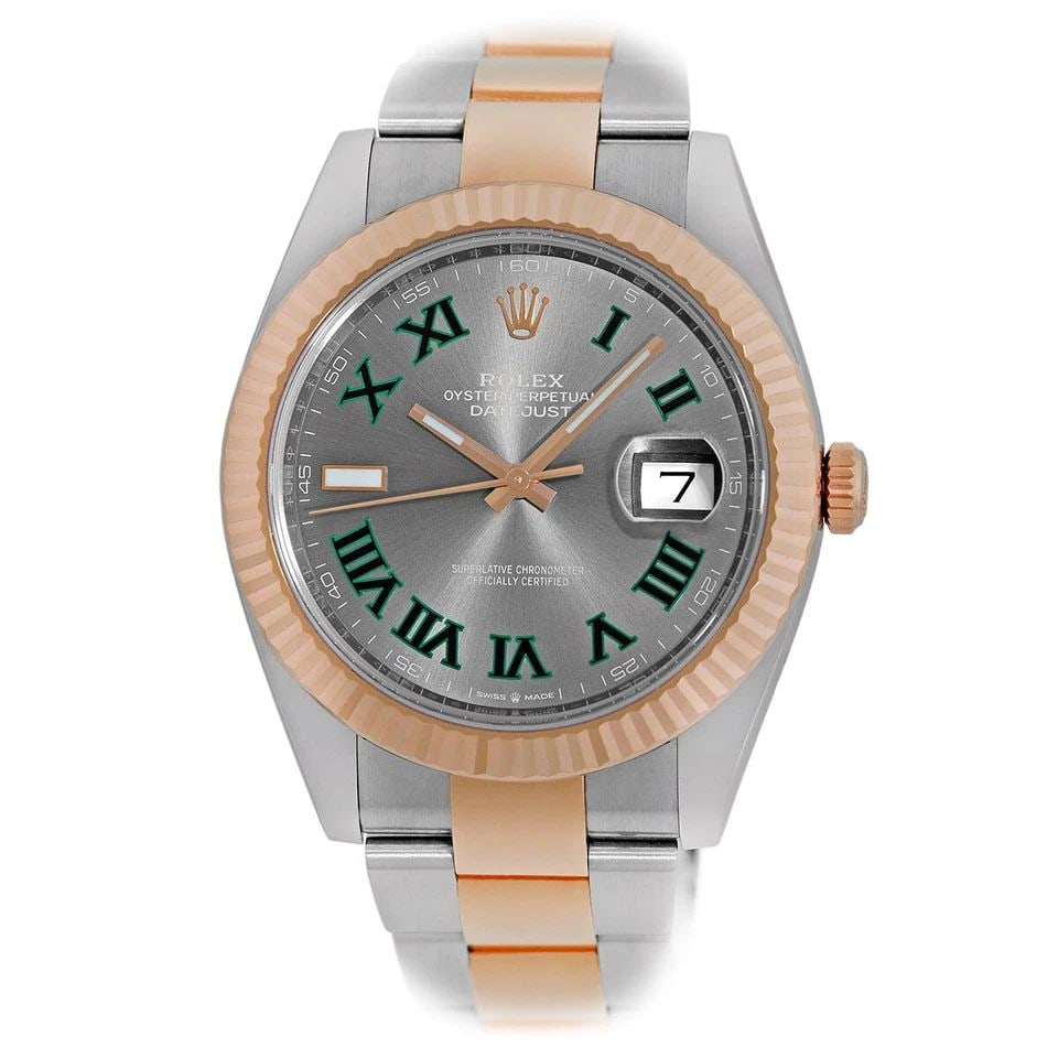 ROLEX STEEL & 18K ROSE GOLD 41MM ROLEX DATEJUST 126331 WARRANTY BOX MINTY: ROLEX STEEL & 18K ROSE GOLD 41MM ROLEX DATEJUST 126331 WARRANTY BOX MINTY Gent's Stainless Steel & 18K Rose Gold 41mm Rolex Datejust 126331 Box Warranty Gent's Stainless Steel & 18K Rose Gold 41mm Rol