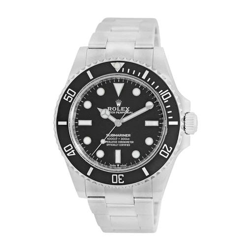 ROLEX STAINLESS STEEL 41MM SUBMARINER NON-DATE 124060 BOX WARRANTY 2021 (1 of 1)