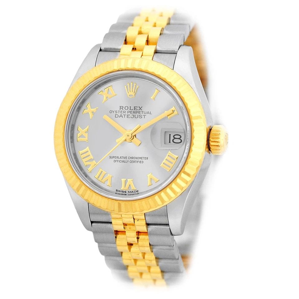 ROLEX STEEL & 18K YELLOW GOLD 28MM DATEJUST 279173 BOX LIFETIME WARRANTY MINTY (1 of 2)