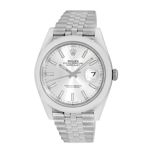 ROLEX STAINLESS STEEL 41MM DATEJUST 41 SILVER DIAL 126300 WARRANTY BOX NEW 2025: ROLEX STAINLESS STEEL 41MM DATEJUST 41 SILVER DIAL 126300 WARRANTY BOX NEW 2025 ROLEX Stainless Steel 41mm Datejust 41 126300 Warranty Box 2025 Gent's Stainless Steel 41mm Rolex "Datejust 41" Brand: R