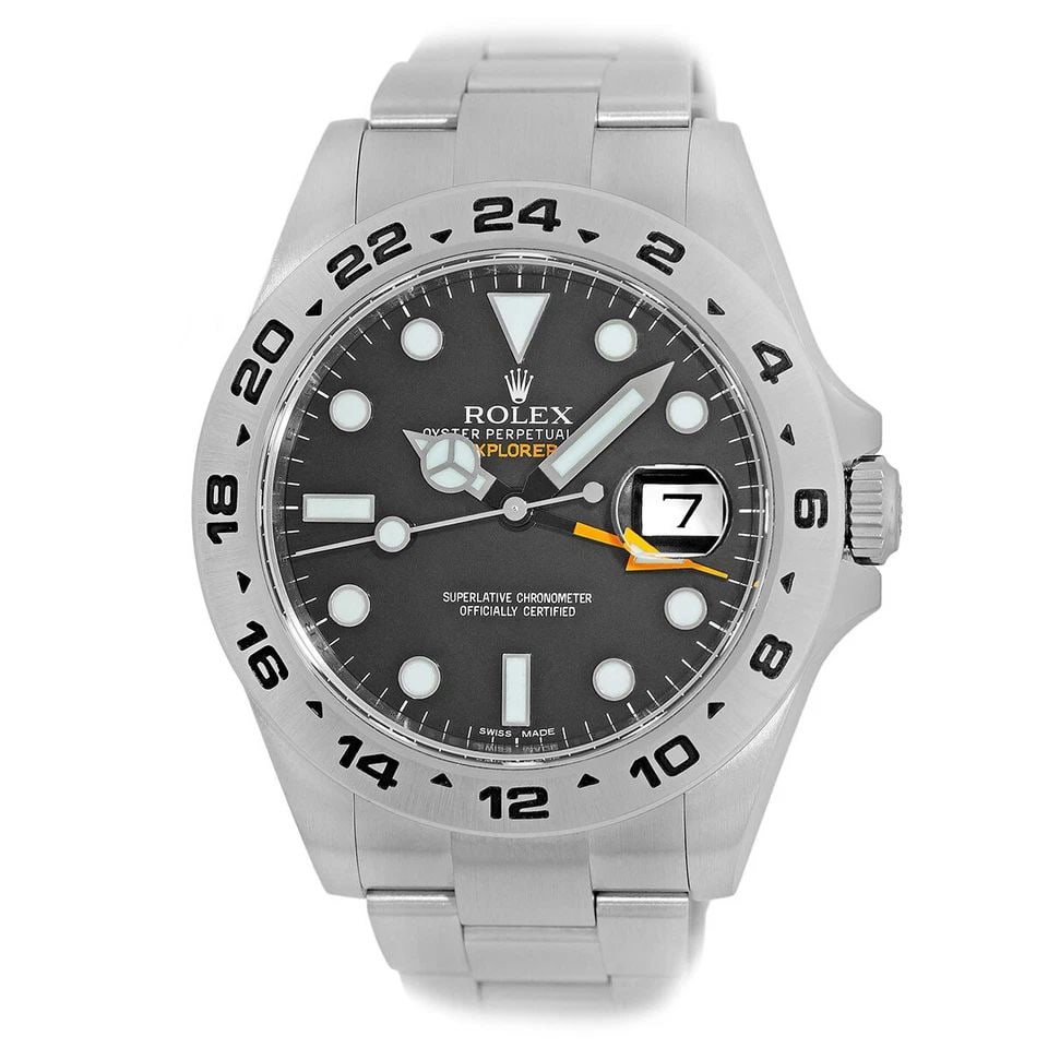 ROLEX STAINLESS STEEL 42MM EXPLORER II 216570 BLACK DIAL BOX WARRANTY 2013 MINTY (1 of 2)