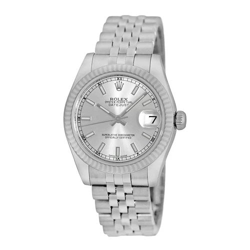 ROLEX MIDSIZE STAINLESS STEEL 31MM DATEJUST 178274 BOX LIFETIME WARRANTY MINTY (1 of 1)