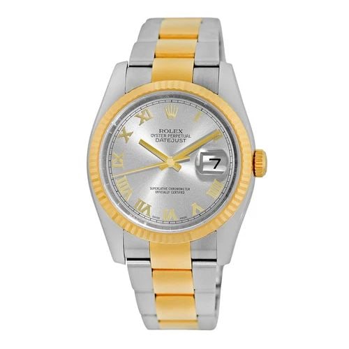 ROLEX STAINLESS STEEL & 18K YELLOW GOLD 36MM DATEJUST 116233 BOX WARRANTY MINTY: ROLEX STAINLESS STEEL & 18K YELLOW GOLD 36MM DATEJUST 116233 BOX WARRANTY MINTY ROLEX Stainless Steel & 18K Yellow Gold 36mm "Datejust" 116233 Box Waranty Pre-Owned Gent's Stainless Steel & 18K Yellow