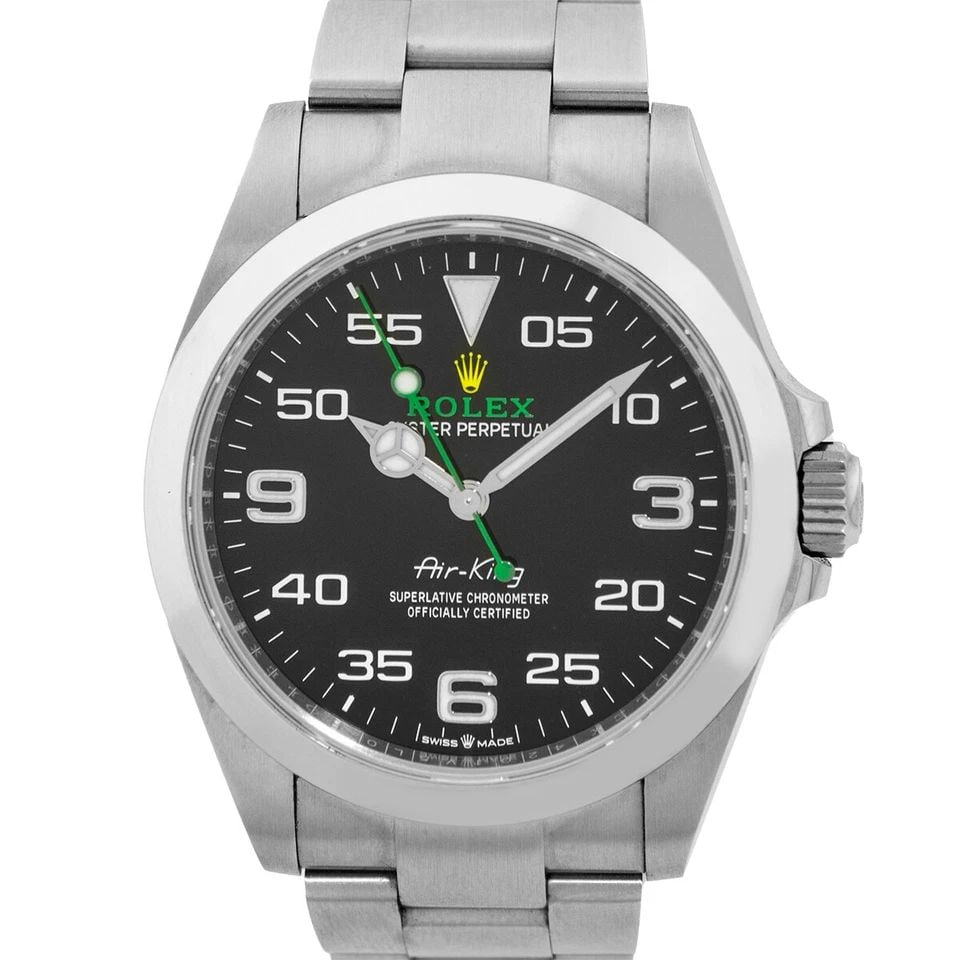 ROLEX NEW STAINLESS STEEL 40MM ROLEX AIRKING 126900 LIFETIME WARRANTY 2024: ROLEX NEW STAINLESS STEEL 40MM ROLEX AIRKING 126900 LIFETIME WARRANTY 2024 NEW Gent's Stainless Steel 40mm Rolex Oyster Perpetual "Air-King" NEW Gent's Stainless Steel 40mm Rolex Oyster Perpetual "Air