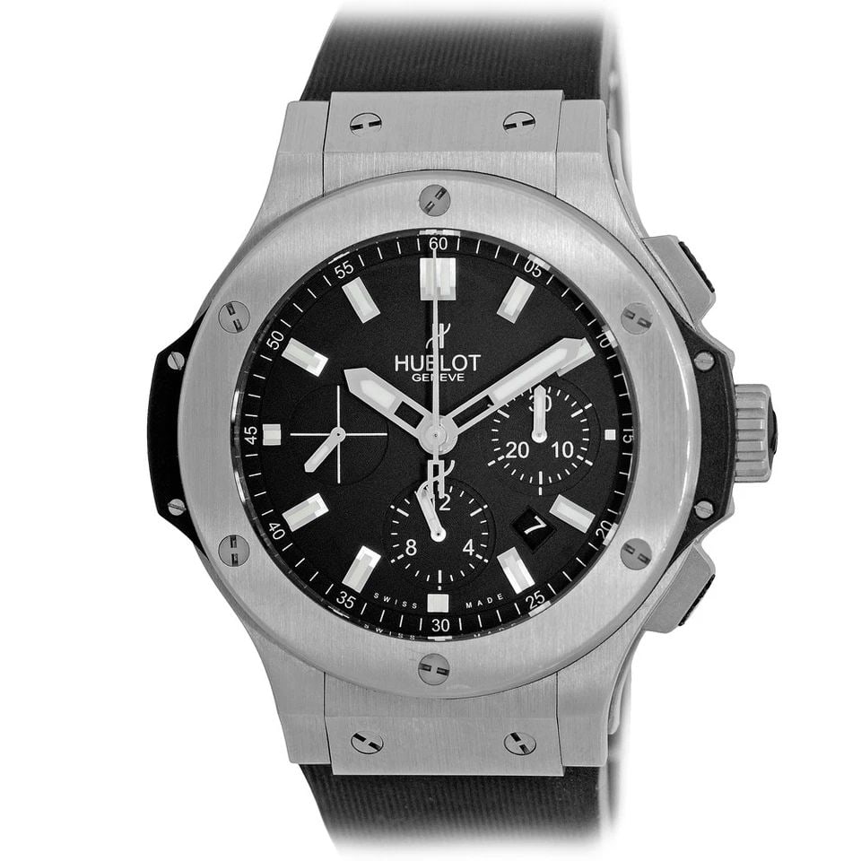 HUBLOT STAINLESS STEEL BIG BANG 44MM CHRONOGRAPH 301.SX.1170.RX WARRANTY MINTY (1 of 2)