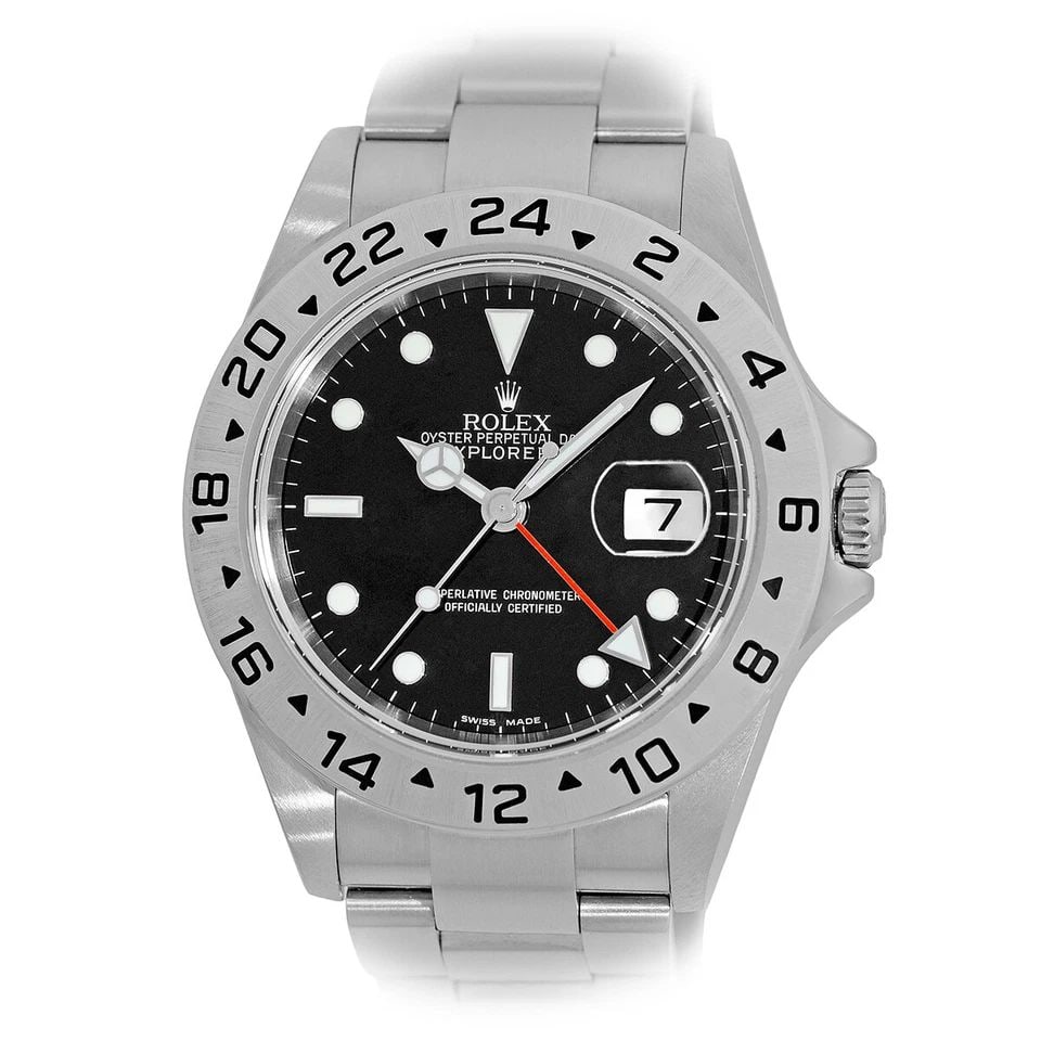 ROLEX STAINLESS STEEL 40MM EXPLORER II 16570T WARRANTY BOX MINTY (1 of 2)
